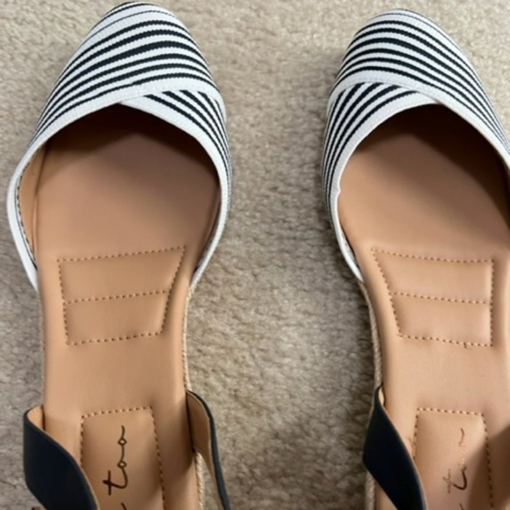 Me Too 11 Blue & White Espadrille